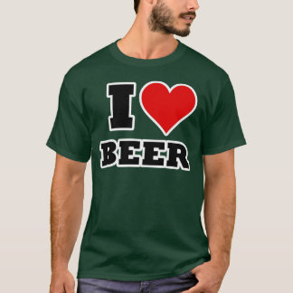 Camiseta Eu amo a cerveja