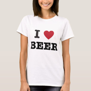 Camiseta eu amo a cerveja