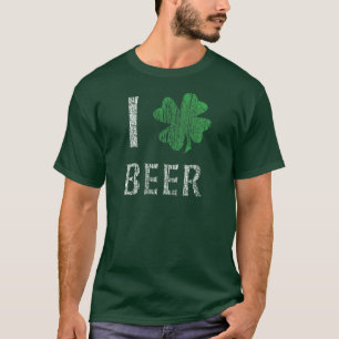 Camiseta Eu amo a cerveja irlandesa