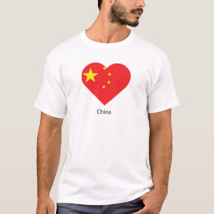 Camiseta Eu amo a China