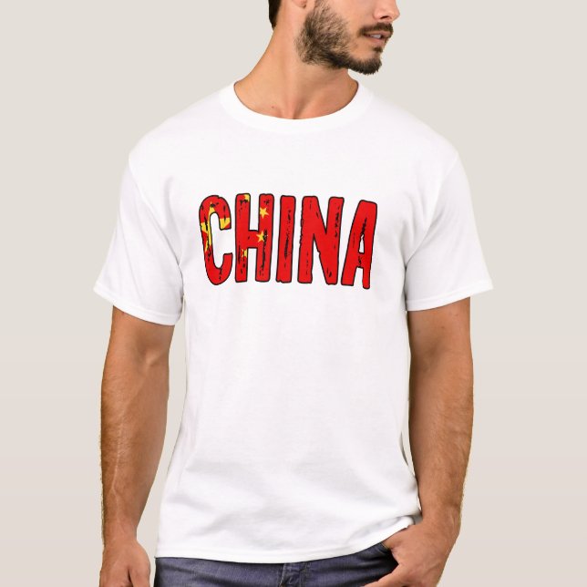 Camiseta Eu amo a China (Frente)