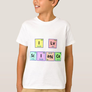 Camiseta Eu amo a ciência