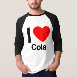 Camiseta eu amo a cola