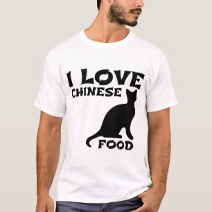 CAMISETA EU AMO A COMIDA CHINESA