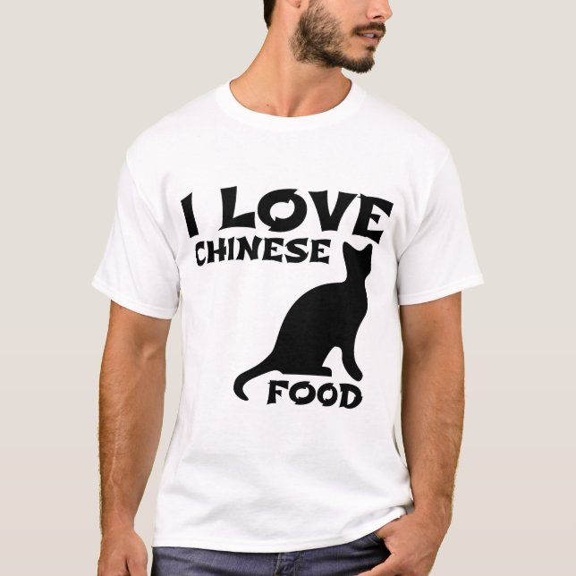 CAMISETA EU AMO A COMIDA CHINESA (Frente)