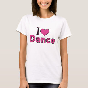 Camiseta Eu amo a dança