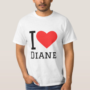 Camiseta Eu amo a Diane