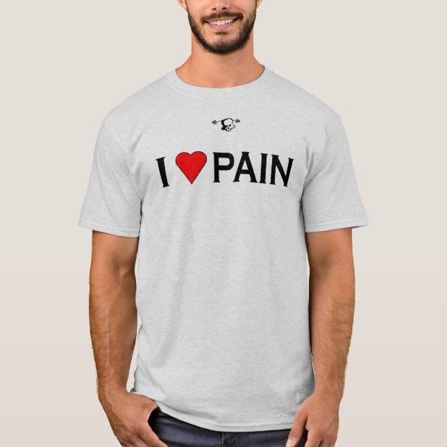 Camiseta eu amo a dor (Frente)