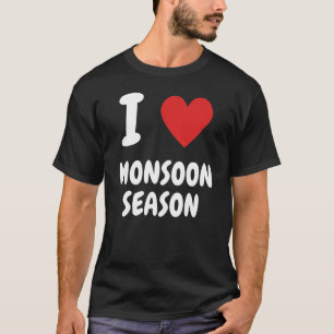 Camiseta Eu Amo a Estação das Monções