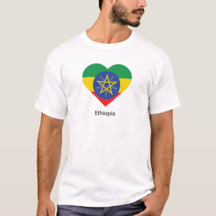 Camiseta Eu amo a Etiópia