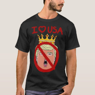 Camiseta Eu Amo A Eua Anti Trump 2024