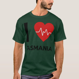 Camiseta Eu amo a família asmania