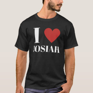 Camiseta Eu Amo A Família Coração JOSIAH