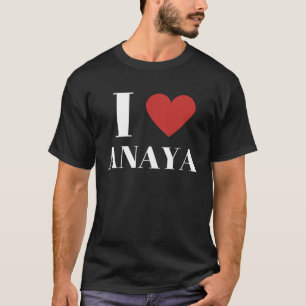 Camiseta Eu Amo a Família do Coração ANAYA