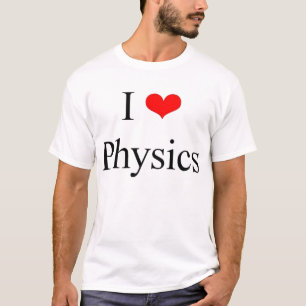 Camiseta Eu amo a física