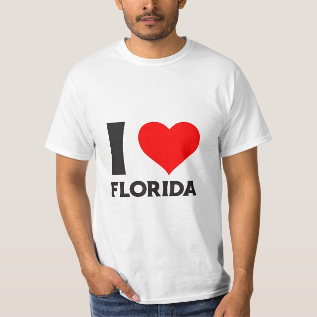 Camiseta Eu amo a Flórida (Frente)