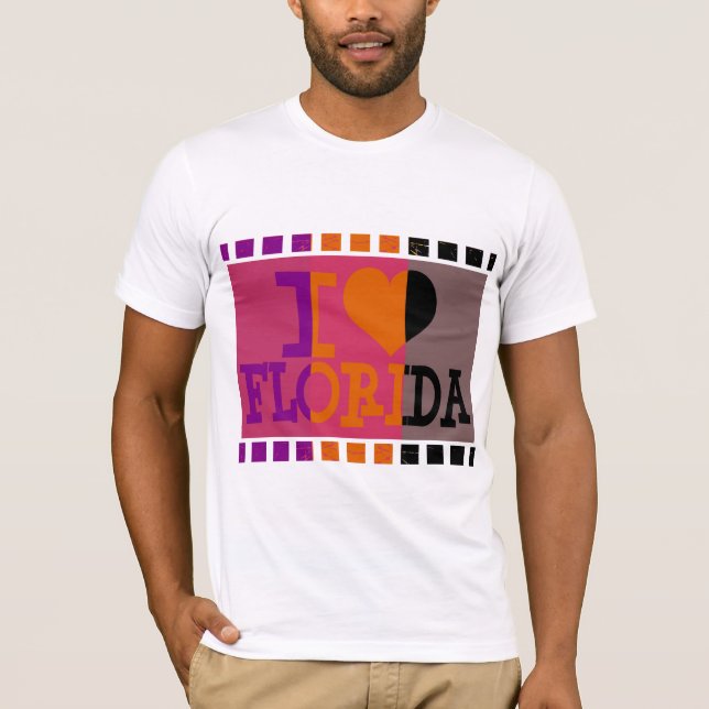 Camiseta Eu amo a Flórida (Frente)