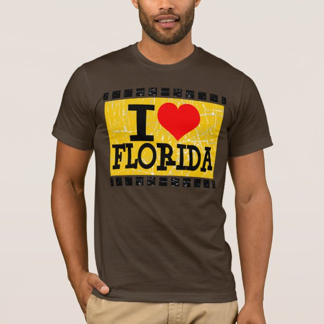 Camiseta Eu amo a Flórida (Frente)