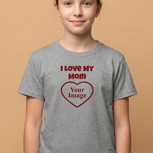 Camiseta Eu Amo a Foto da Minha Mãe