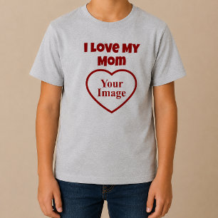Camiseta Eu Amo a Foto da Minha Mãe