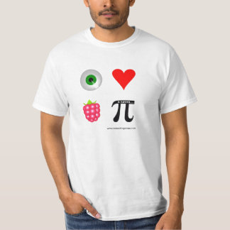 Camiseta Eu amo a framboesa por SimonThePiMan