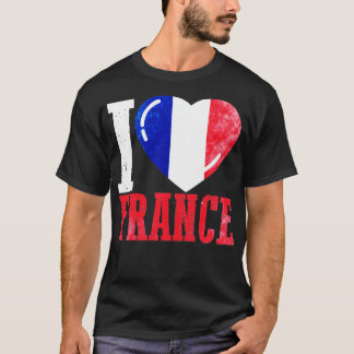 Camiseta Eu amo a França