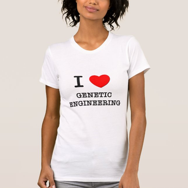 Camiseta Eu amo a genética (Frente)