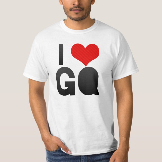 Camiseta Eu amo a GQ (Frente)