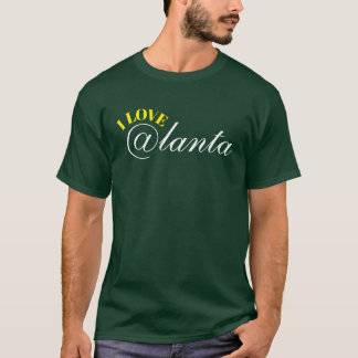 Camiseta Eu amo a grande cidade de Atlanta Geórgia