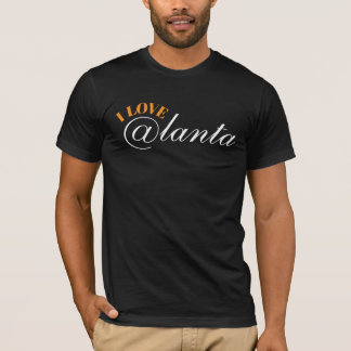 Camiseta Eu amo a grande cidade de Atlanta Geórgia
