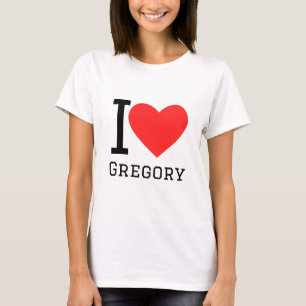 Camiseta Eu amo a gregory