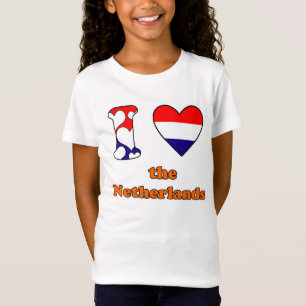 Camiseta Eu amo a Holanda