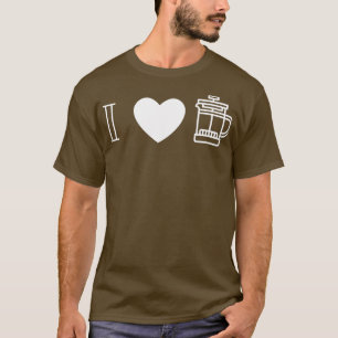 Camiseta Eu amo a imprensa francesa 2