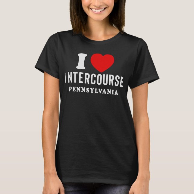 Camiseta Eu amo a Intercurso Pensilvânia (Frente)