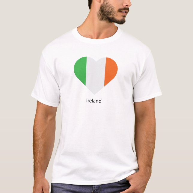 Camiseta Eu amo a Irlanda (Frente)