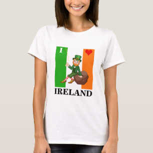 Camiseta Eu amo a Irlanda