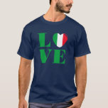 Camiseta Eu amo a Itália<br><div class="desc">Eu amo a Itália</div>