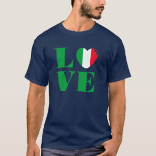 Camiseta Eu amo a Itália