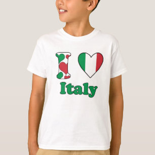 Camiseta Eu amo a Itália