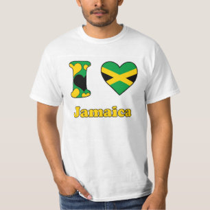 Camiseta Eu amo a Jamaica