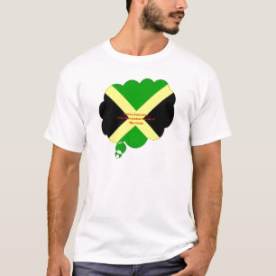 Camiseta Eu Amo A Jamaica. A bela terra dos Primaveras