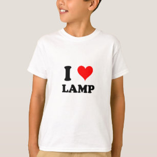 Camiseta Eu amo a lâmpada
