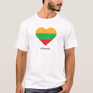 Camiseta Eu amo a Lituânia