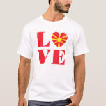 Camiseta Eu amo a Macedônia<br><div class="desc">Eu amo a Macedônia</div>