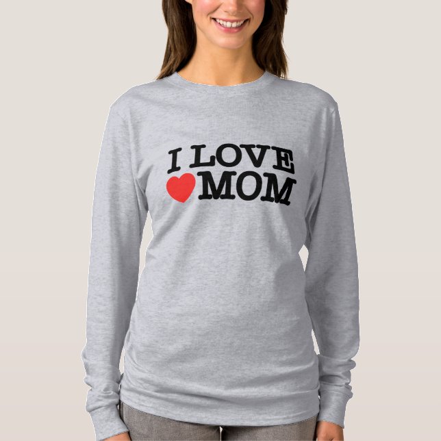 Camiseta Eu amo a mãe (Frente)