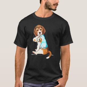 Camiseta Eu Amo A Mãe Beagle Harrier Tatuado