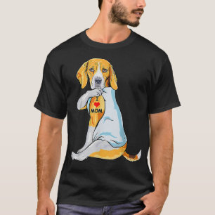 Camiseta Eu Amo A Mãe Tatô Beagle Mãe Dia de as mães De Cac