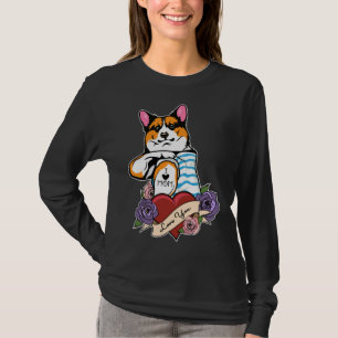 Camiseta Eu Amo A Mãe Tatto I Welsh Corgi Mãe