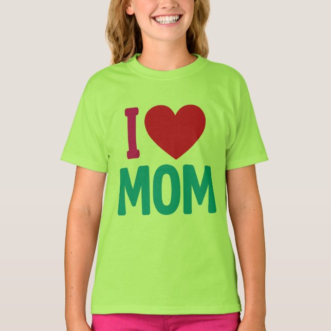 CAMISETA "EU AMO A MÃE" TSHIRT (Frente)