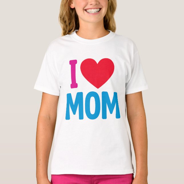CAMISETA "EU AMO A MÃE" TSHIRT (Frente)